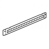 Logo Panneau passe-fils 19'' - 1 u - avec balais - montage sur baies lcs - mtal 046530