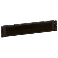 Logo Panneau passe-fils 19'' - 2 u - avec balais - montage sur baies lcs - mtal 046531