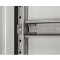Logo Pattes querre pour rail sur porte (2) - pour armoire altis 047718