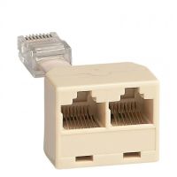 Logo Doubleur rj45 - gestion d'�clairage prog mosaic 048868