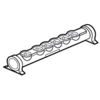 Logo Bloc multiprise confort mobile - inter � voyant - 6x2p+t 050085