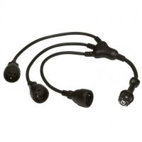 Logo Rallonge multiprises ''pieuvre'' - caoutchouc - 2p+t - 16 a - ik 10 050577