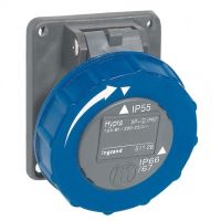 Logo Socle tableau hypra - ip66/67-55 - 16 a - 200/250 v~ - 2p+t - plast 051126