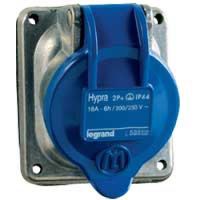 Logo Socle de tableau hypra - ip44 - 16 a - 200/250 v~ - 3p+t - m�tal 052033