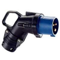 Logo Fiche coud�e hypra - ip44 - 16 a - 200/250 v~ - 2p+t - caoutchouc 052152