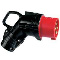 Logo Fiche coud�e hypra - ip44 - 16 a - 380/415 v~ - 3p+t - caoutchouc 052153