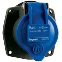 Logo Socle tableau hypra -ip44- 16 a - 200/250 v~ - 3p+t - plast - rempl m-l 16 a 052181