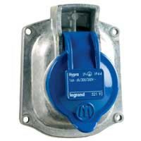 Logo Socle tableau hypra -ip44- 16 a - 200/250 v~ - 2p+t - m�tal - rempl m-l 16 a 052192