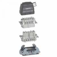 Logo Kit connect multiples hypra - 16 a - 500 v - 10p+t - encastr sortie latrale 052601