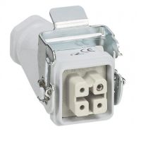 Logo Connect multiples hypra - 10 a - 250 v - 3p+t - capot fem sortie vert - plast 052626