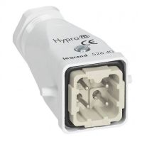 Logo Connect multiples hypra - 10 a - 400 v - 4p+t - capot mle sortie vert - plast 052641