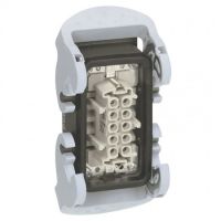 Logo Connect multip�les hypra - 32 a - 400 v - 6p+t - embase femelle encastr�e 052657