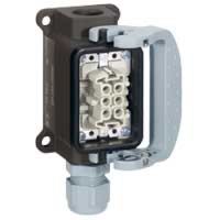 Logo Connect multip�les hypra - 16 a - 500 v - 24p+t - embase femelle saillie 052663