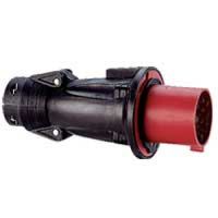 Logo Fiche droite hypra - ip44 - 32 a - 380/415 v~ - 3p+n+t - caoutchouc 052954