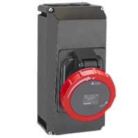 Logo Bo�tier r�versible hypra passage -ip 44/66/67-55- 2p+t/3p+t/3p+n+t -32 a -plast 052990