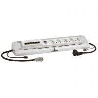 Logo Bloc salle de r�union table u - 5x2p+t +switch 6 ports+1 hd15 -cordon 2p+t/rj 45 053572