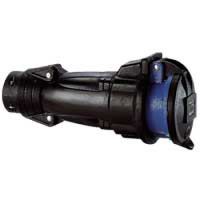 Logo Prise mobile hypra - ip44 -63 a - 200/250 v~ - 2p+t - caoutchouc 053692