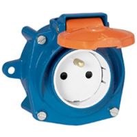 Logo Socle saillie ml - ip44 - 16 a - 200/250 v~ - 2p+t - m�tal 053900