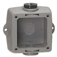 Logo Bo�tier saillie hypra - 2p+t - brochage dom - plast 053910