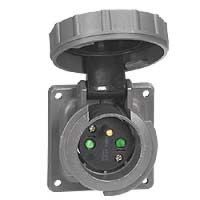 Logo Socle tableau hypra - ip66/67-55- 16 a - 250 v~ - 2p+t - brochage dom - plast 053911