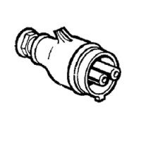 Logo Fiche ml - ip44 - 16 a - 24 v~ - 2p - sortie droite - plast 054713