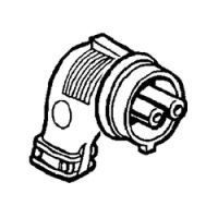 Logo Fiche ml - ip44 - 16 a - 24 v~ - 2p - sortie coud�e - caoutchouc 054717