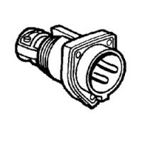 Logo Fiche ml - ip44 - 32 a - 24 v~ - 2p - sortie droite - caoutchouc 054722