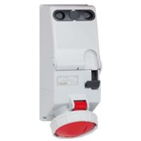 Logo Prise verrouill�e p17 - ip 66 - 63 a - 380/415 v~ - 3p+t - 125x280 057294