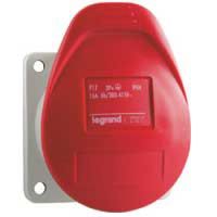 Logo Socle de tableau encombr r�duit p17 - ip44 - 16 a - 380/415 v~ - 3p+t - plast 057358