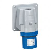 Logo Socle de connecteur p17 - ip44 - 16 a - 200/250 v~ - 2p+t - plast 057584