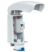 Logo Coffret �clairage public - ip 44 - disj diff - avec socle prise p17 - gris 058995