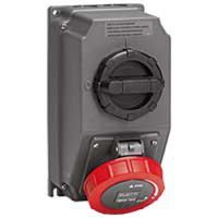 Logo Coffret monoprise hypra - ip66/67-55 - 32 a - 380/415 v~ - 3p+n+t - avec inter 059265