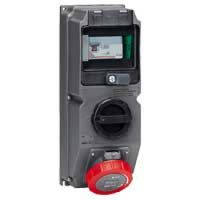 Logo Coffret monoprise hypra -ip66/67-55 -63 a - 380/415 v~ - 3p+t - inter+disj diff 059659