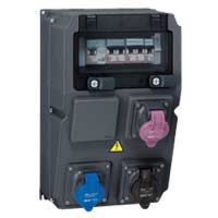 Logo Coffret multiprises hypra - ip44 - 3 prises - disj + inter diff + transfo 059861