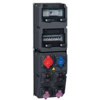 Logo Coffret multiprises hypra - ip44 - 6 prises (1 prise 32a 3p+t) - disj +inter dif 059863