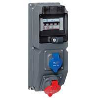 Logo Coffret multiprises hypra - ip44 - 2 prises (1 prise 32 a 3p+t) - disj 059866