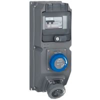 Logo Coffret multiprises hypra - iip66/67-55 - 2 prises 200/250 v~ - disj diff 059871