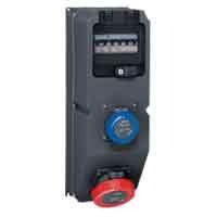 Logo Coffret multiprises hypra - ip66/67-55 - 2 prises (1 prise 32 a 3p+n+t) - disj 059873