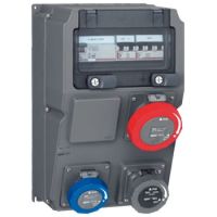 Logo Coffret multiprises hypra - ip66/67-55- 3 prises (1x3p+t 32a) -disj + inter diff 059874