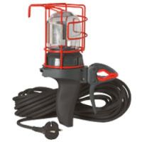 Logo Baladeuse chantier 230 v - 75 w incandescent - fiche 2p - avec pince - cord 10 m 062211