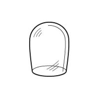 Logo Verrine de rechange - pour baladeuses - avec joint de rechange 062247