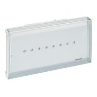 Logo Baes d'�vacuation eco1 standard � leds 45lm-1h plastique ip43-ik07 sati autodiag 062525