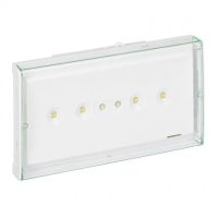 Logo Baes d'ambiance eco 2 � leds 400lm-1h plastique ip43-ik07 sati adressable 062665