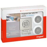 Logo Pr�t � poser c�liane : diffusion sonore avec hp spot - complet titane 067310