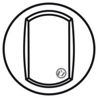 Logo Enjoliveur antimicrobien c�liane - vv / poussoir - blanc 067740