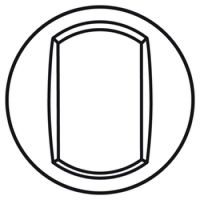 Logo Enjoliveur simple c�liane - ip 44 - pour r�f. 0 670 01/31 - blanc 067801