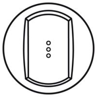 Logo Enjoliveur simple � voyant c�liane - ip 44 - pour r�f. 0 670 01/31 - blanc 067803