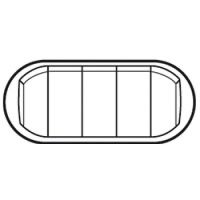 Logo Enjoliveur c�liane - vv / poussoir 5 commades compactes - doigt large blanc 068011