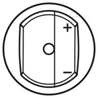 Logo Enjoliveur c�liane - commande pour t�l�variateur - blanc 068075