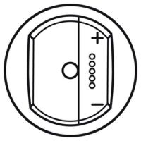 Logo Enjoliveur c�liane - variateur cpl/ir avec indicateur d'�tat - blanc 068076